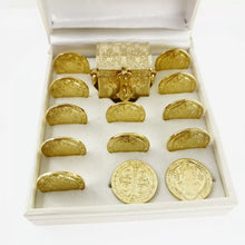 SET DE ARRAS PARA BODA - CHICO - SAN BENITO ABAD - BAÑO DE ORO