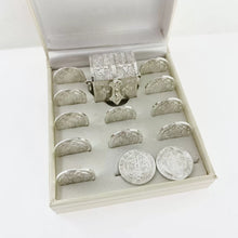 SET DE ARRAS PARA BODA - CHICO - SAN BENITO ABAD - BAÑO DE PLATA