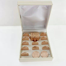 SET DE ARRAS PARA BODA - CHICO - SAN BENITO ABAD - BAÑO DE ORO ROSA