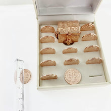 SET DE ARRAS PARA BODA - CHICO - SAN BENITO ABAD - BAÑO DE ORO ROSA