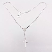 ROSARIO BOLA DIAM LÍNEAS 3 MM - SAN BENITO - PLATA .925