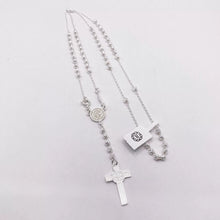 ROSARIO BOLA DIAM LÍNEAS 3 MM - SAN BENITO - PLATA .925