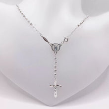 ROSARIO BOLA DIAM LÍNEAS 3 MM - VIRGEN GUADALUPE - PLATA .925