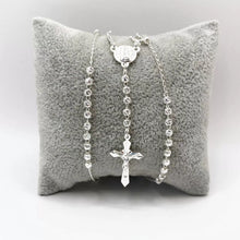 ROSARIO BOLA DIAM LÍNEAS 3 MM - VIRGEN GUADALUPE - PLATA .925