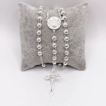 ROSARIO BOLA DIAM LÍNEAS 5 MM - VIRGEN GUADALUPE - PLATA .925