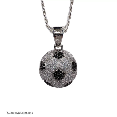 DIJE BALON FUTBOL - PLATA .925