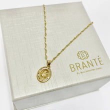 CADENA CON MEDALLA SAGRADO CORAZÓN OVAL MINI -  ORO 10K