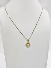 CADENA CON MEDALLA DIVINO NIÑO REDONDA DETALLES ORO ROSA -  ORO 10K