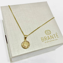 CADENA CON MEDALLA SAN BENITO DOBLE VISTA - ORO 10K