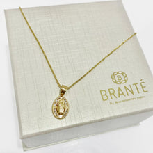 CADENA CON MEDALLA SAN JUDAS TADEO OVAL MINI - ORO 10K