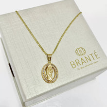 CADENA CON MEDALLA SAN JUDAS TADEO OVAL CH - ORO 10K