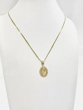 CADENA CON MEDALLA SAN JUDAS TADEO OVAL CH - ORO 10K