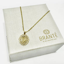 CADENA CON MEDALLA VIRGEN DE GUADALUPE MARGEN ONDAS - ORO 10K