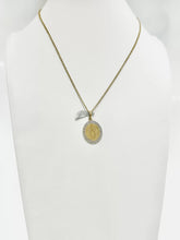 CADENA CON MEDALLA VIRGEN DE GUADALUPE BI COLOR - ORO 10K