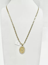 CADENA CON MEDALLA VIRGEN MILAGROSA OVAL MED - ORO 10K