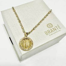 CADENA CON MEDALLA VIRGENDE GUADALUPE REDONDA MED - ORO 10K