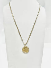 CADENA CON MEDALLA VIRGENDE GUADALUPE REDONDA MED - ORO 10K