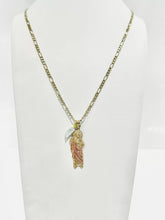 CADENA CON SAN JUDAS TADEO  DETALLES ORO ROSA - ORO 10K