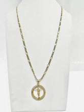 CADENA CON MEDALLA CRISTO OLÍMPICO  - ORO 10K