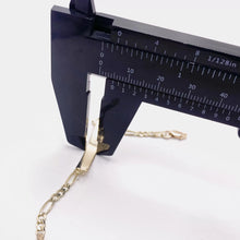 ESCLAVA PARA BEBÉ / NIÑO ESTILO FÍGARO-CART - 12 CM - ORO 10K