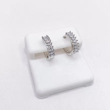 ARRACADA LÍNEA ZIRCONIA TIPO HOJAS - PLATA .925