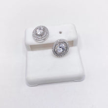 ARETE OVALADO CON BAGUETTE ZIRCONIAS - PLATA .925