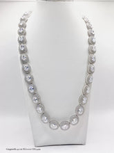 SET JUEGO OVAL ZIRCONIA CENTRAL CON CONTORNO - PLATA .925