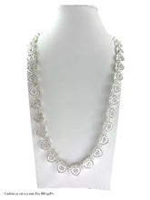 CADENA CON CORAZONES ZIRCONIA - PLATA .925