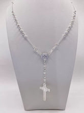 ROSARIO BOLA LISA Y ARENADA 3 MM - SAN BENITO - PLATA .925