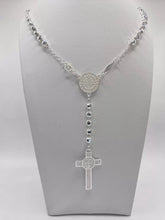 ROSARIO BOLA FACETADA 4 MM - SAN BENITO - PLATA .925