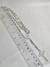 ROSARIO BOLA FACETADA 6 MM - SAN BENITO - PLATA .925