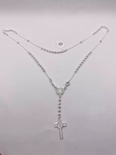 ROSARIO BOLA DIAM LÍNEAS 3 MM - SAN BENITO - PLATA .925