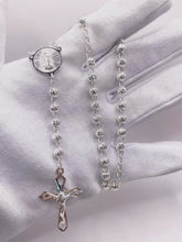 ROSARIO BOLA DIAM LÍNEAS 5 MM - VIRGEN GUADALUPE - PLATA .925