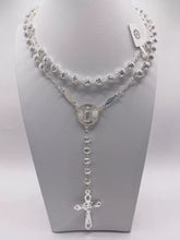 ROSARIO BOLA DIAM LÍNEAS 5 MM - VIRGEN GUADALUPE - PLATA .925