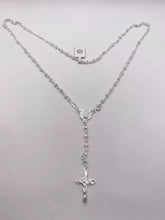 ROSARIO BOLA CALADA 3 MM - VIRGEN DE GUADALUPE - PLATA .925