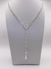 ROSARIO BOLA CALADA 3 MM - VIRGEN DE GUADALUPE - PLATA .925