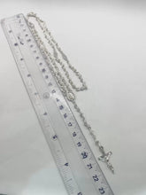 ROSARIO BOLA CALADA 3 MM - VIRGEN DE GUADALUPE OVAL - PLATA .925