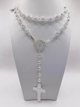 ROSARIO BOLA CALADA 6 MM - SAN BENITO - PLATA .925