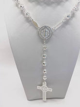 ROSARIO BOLA CALADA 6 MM - SAN BENITO - PLATA .925