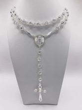 ROSARIO BOLA CALADA 6 MM - VIRGEN GUADALUPE - PLATA .925