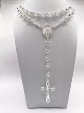 ROSARIO BOLA CALADA 6 MM - VIRGEN GUADALUPE - PLATA .925