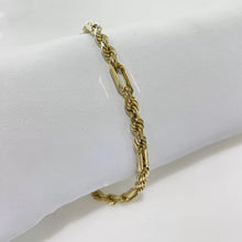 PULSO TORSAL FIGARO ORO - 21 cm x 4.5 mm - ORO 10K