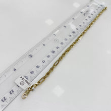 PULSO TORSAL FIGARO ORO - 21 cm x 4.5 mm - ORO 10K