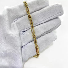 PULSO TORSAL FIGARO ORO - 21 cm x 4.5 mm - ORO 10K