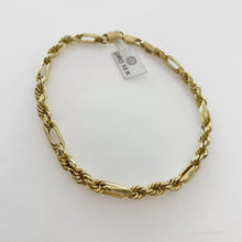 PULSO TORSAL FIGARO ORO - 21 cm x 4.5 mm - ORO 10K