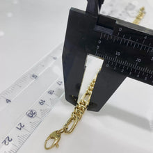 PULSO FIGARO CART LIGERO - 21.5 cm x 6 mm - ORO 10K