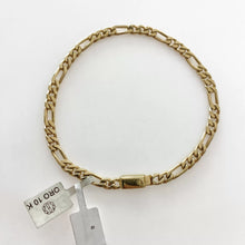 PULSO FÍGARO CART. 3X1  H. MANO 4 MM - ORO 10K