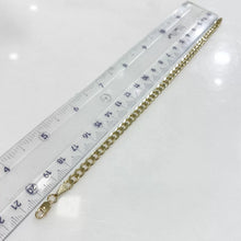 PULSO BARBADO - 21 CM - ORO 10K
