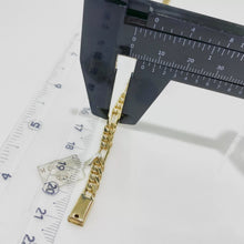 PULSO FIGARO CART 3x1 H. MANO 5 mm x 21 cm - ORO 10K