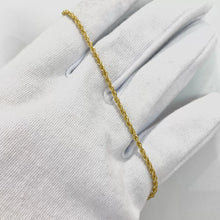 PULSO TORSAL 2 mm - 21 cm - ORO 10K